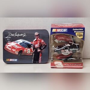 Dale Earnhardt #3 Ornament (2001) & Dale Earnhardt Jr. #8 Playing Cards (2002)